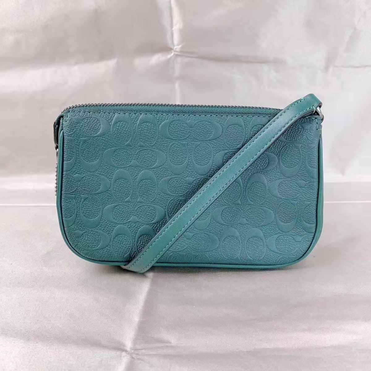 COACH C7362 NOLITA 19 IN SIGNATURE LEATHER IN FOREST COACH C7362 NOLITA 19 IN SIGNATURE LEATHER IN FOREST